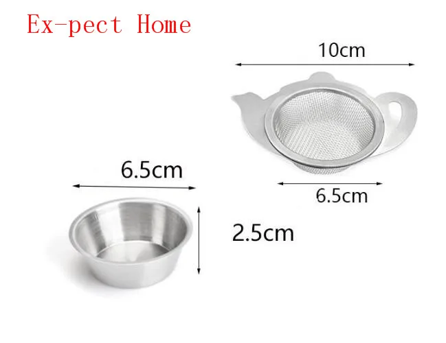 

Stainless Steel Tea Strainer with Handle Mesh Infuser Container Holder for Teapot Mugs Cups Loose Tea Brewing Tools