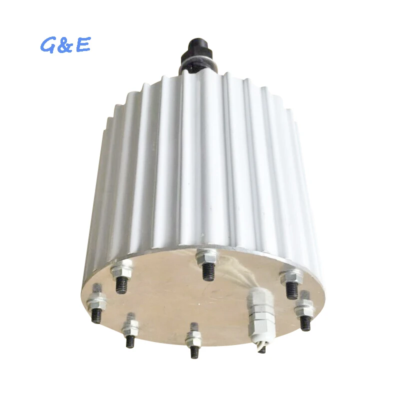 Low Rpm 2KW PMG With DC Rectifier Permanent Magnet Generator Low Speed Alternator