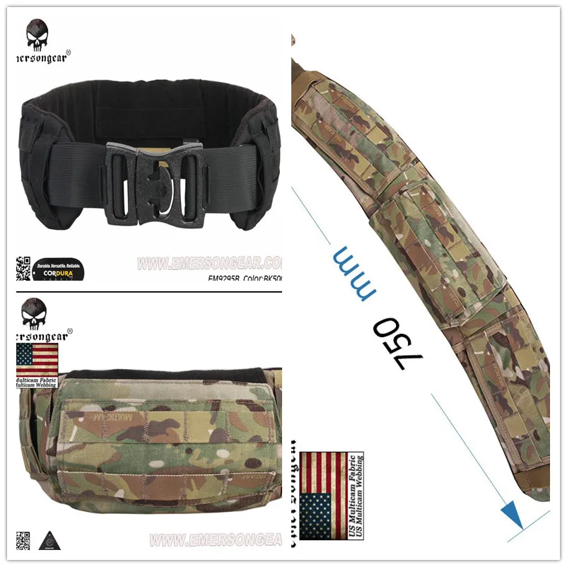 EmersonGear ForCP Style AVS Low Profile Belt Un Support de Taille Incontournable pour les Activités Tactiques et de Chasse