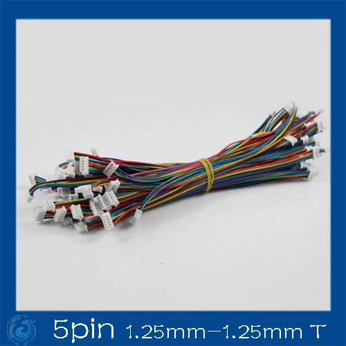 5-Pin Connector w/.Wire x 10 sets.5pin 1.25mm