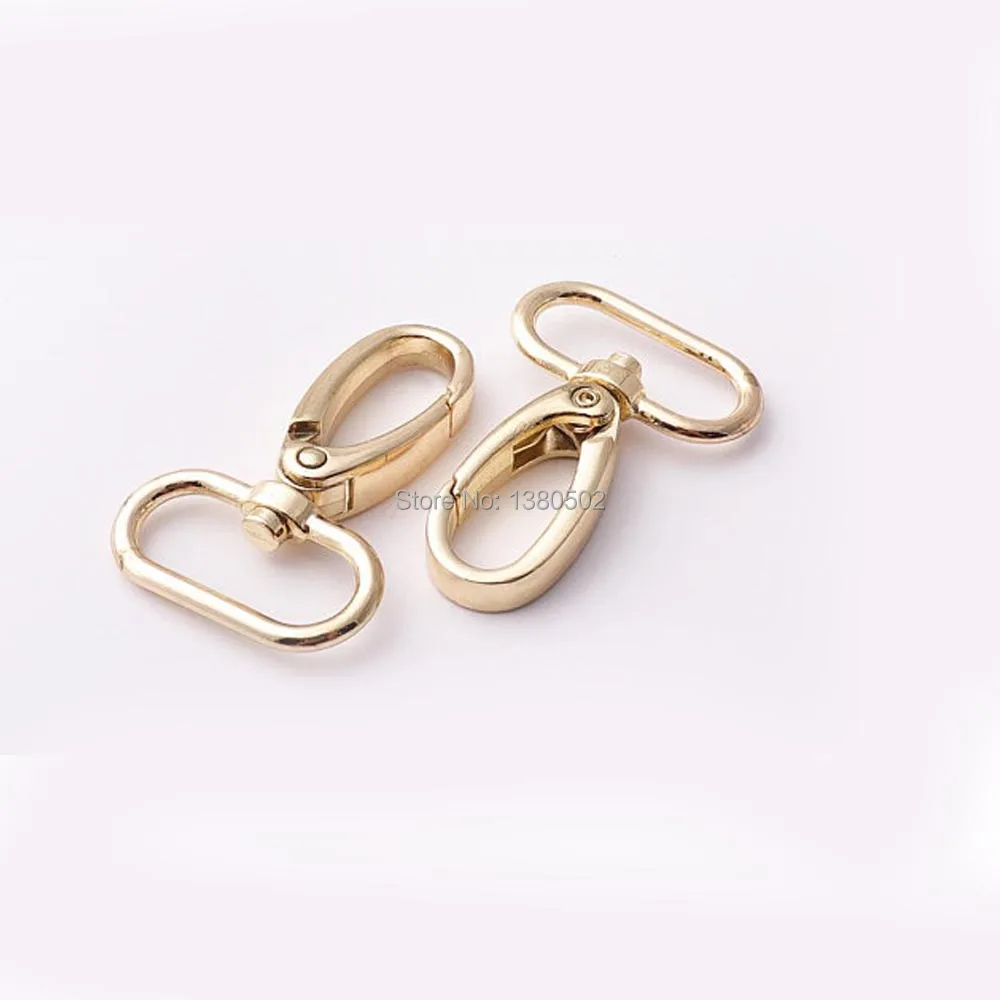 5PCS gold color and nickel color Snap Hooks Swivel hook metal For Backpack lanyard keychain