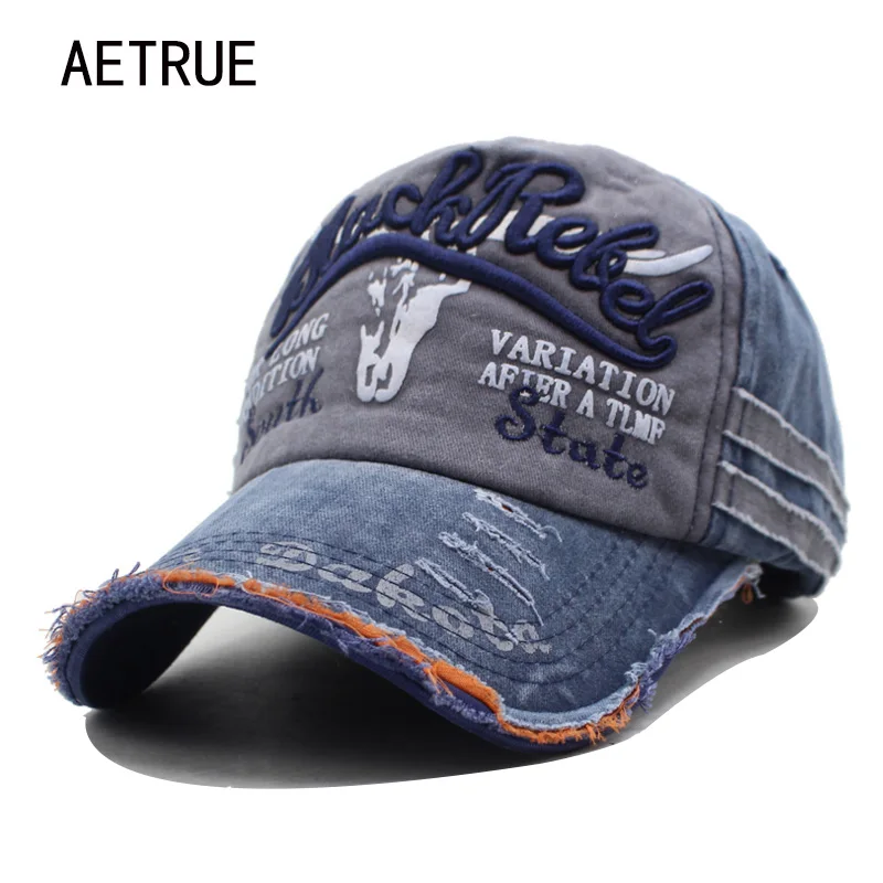 AETRUE Brand Men Baseball Caps Dad Casquette Women Snapback Caps Bone Hats For Men Fashion Vintage Hat Gorras Letter Cotton Cap