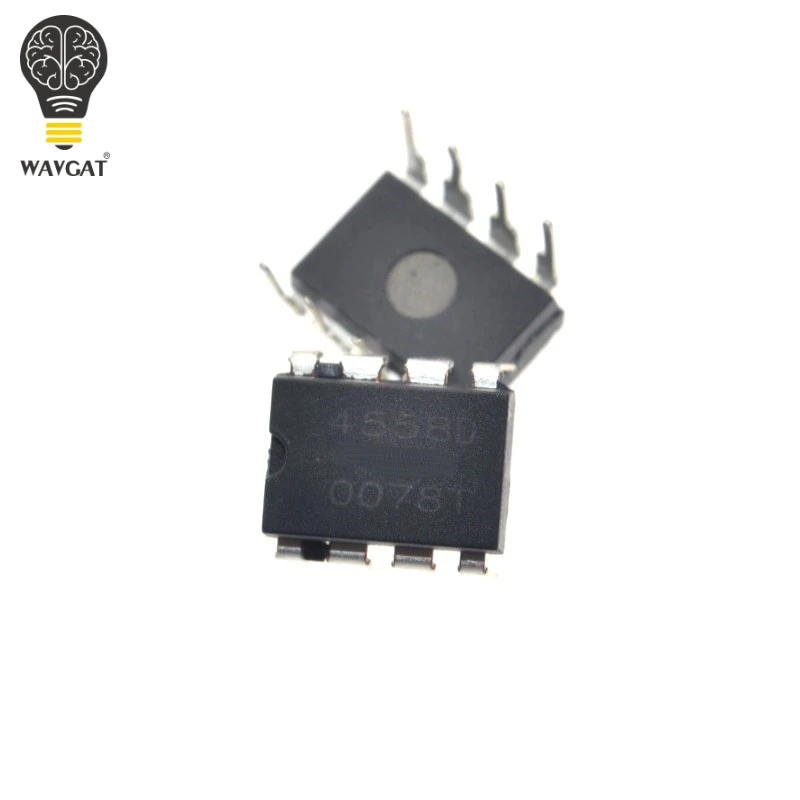 100PCS JRC4558 4558 4558D DIP-8 Integrate IC Chip DUAL OPERATIONAL AMPLIFIER Original and NEW