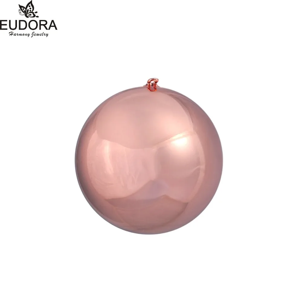 Eudora Baby Chime Ball Angel Caller 16mm/18mm/20mm 1Piece Rose Gold Color Musica Sounds Ball Mexican Bola Pendant for Pregegnant