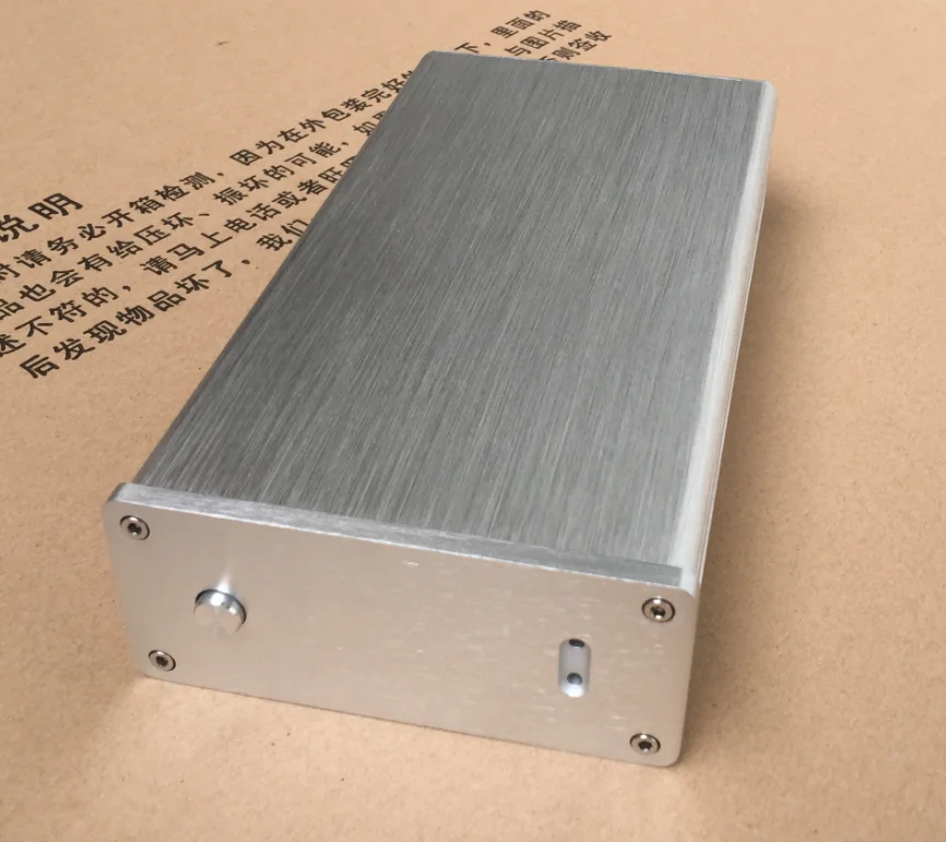 

1105 Silver mini aluminum amplifier chassis Preamplifier case DAC decoder Box AMP Enclosure /case/DIY box (116*50* 229mm)