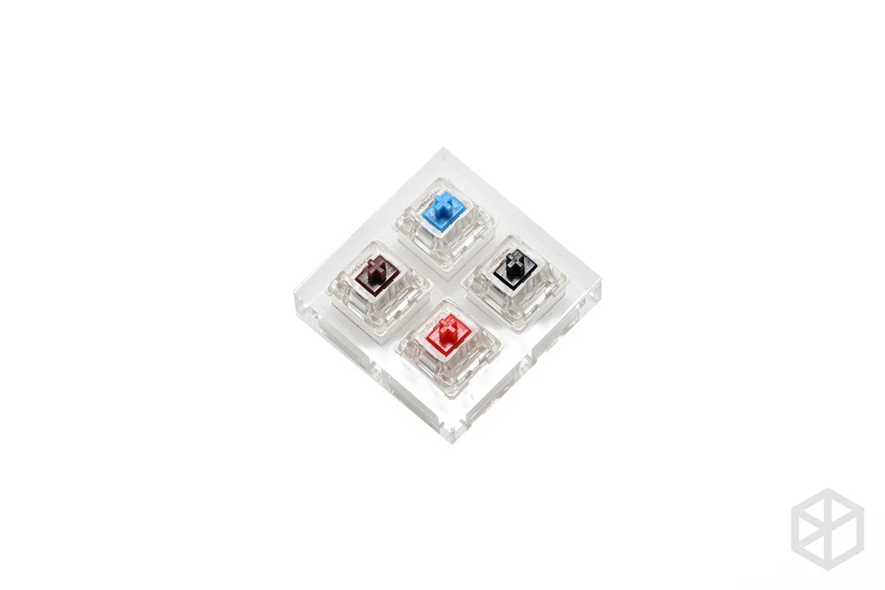 aluminum or Acrylic Switch Tester Gateron switches Blue Black Blue Red Green Yellow White RGB SMD for Mechanical Keyboard