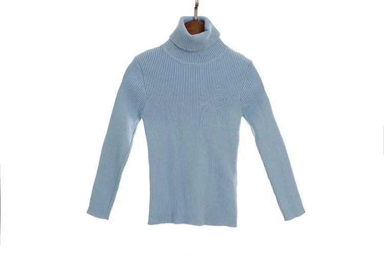 1-6Y Jungen Mädchen Rollkragenpullover Herbst Baby Pullover Kinder Pullover Für Winter Gestrickte Bodenbildung Jungen Pullover Vetement Enfant – Detail 24