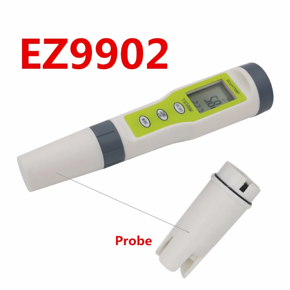 Retail Probe For Digital Water Tester 4 in 1/3 in 1 Test EC/TDS/PH/TEMP Water Quality Monitor Tester