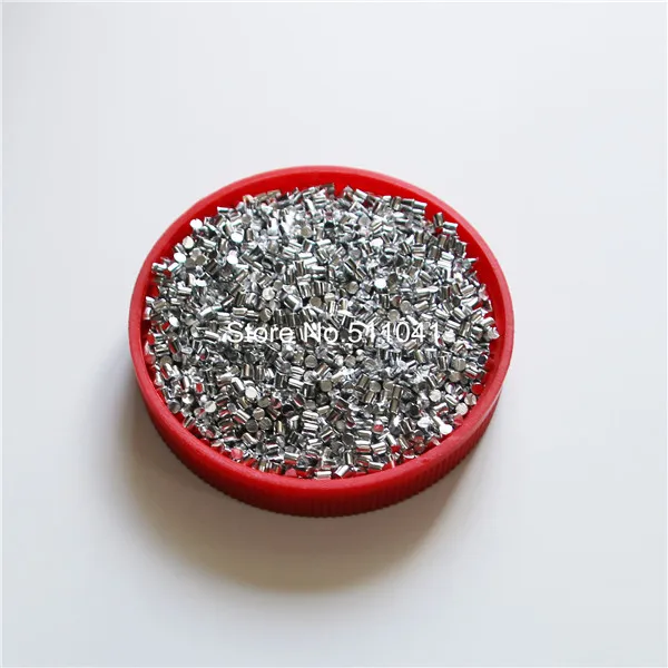 Haste de grão de alumínio de alta pureza, barras de pureza de alumínio puro 99.996% 1kg, materiais chapeados por evaporação, paypal