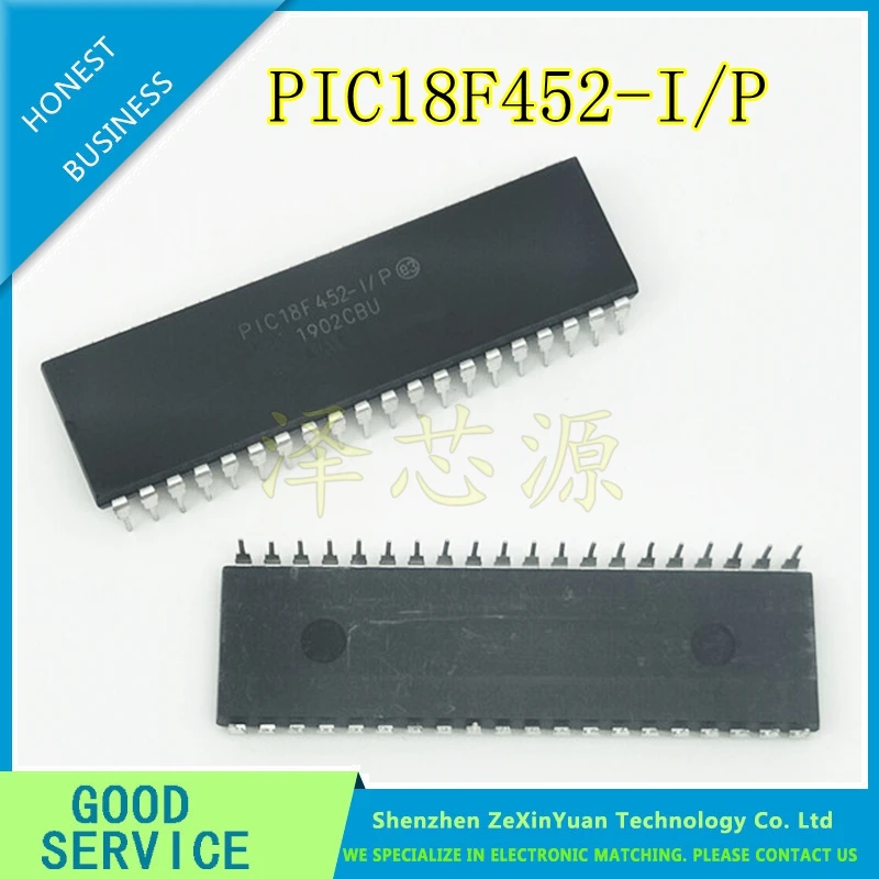 

1pcs/lot PIC18F452-I/P PIC18F452 DIP40 In Stock