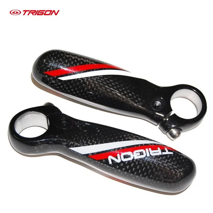 

Trigon BE106 carbon fiber bike bicycle bar ends bull bars carbon bar ends small auxiliary handlebar