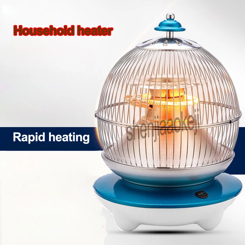 220v 1kw Household air heater Halogen tube heating warmer Rapid heating birdcage heaters for office/ home/ dorm/ bedroom 1pc