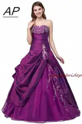 ANGELSBRIDEP Sweet 16 Ball Gowns Quinceanera Dresses Sweetheart Floor-Length Purple Vestido Debutante 2021 Special Ocasion