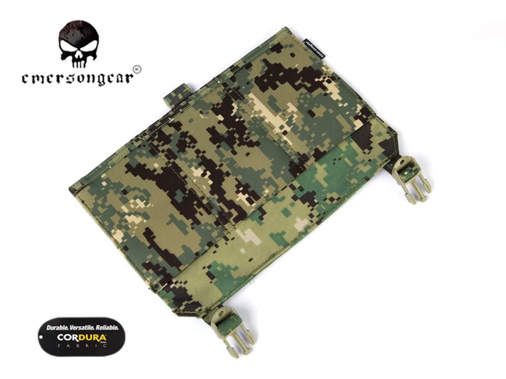 EDC M4 triple magazine pouch panel, for 419 / 420 vest, combat, molle, aor2, em6407