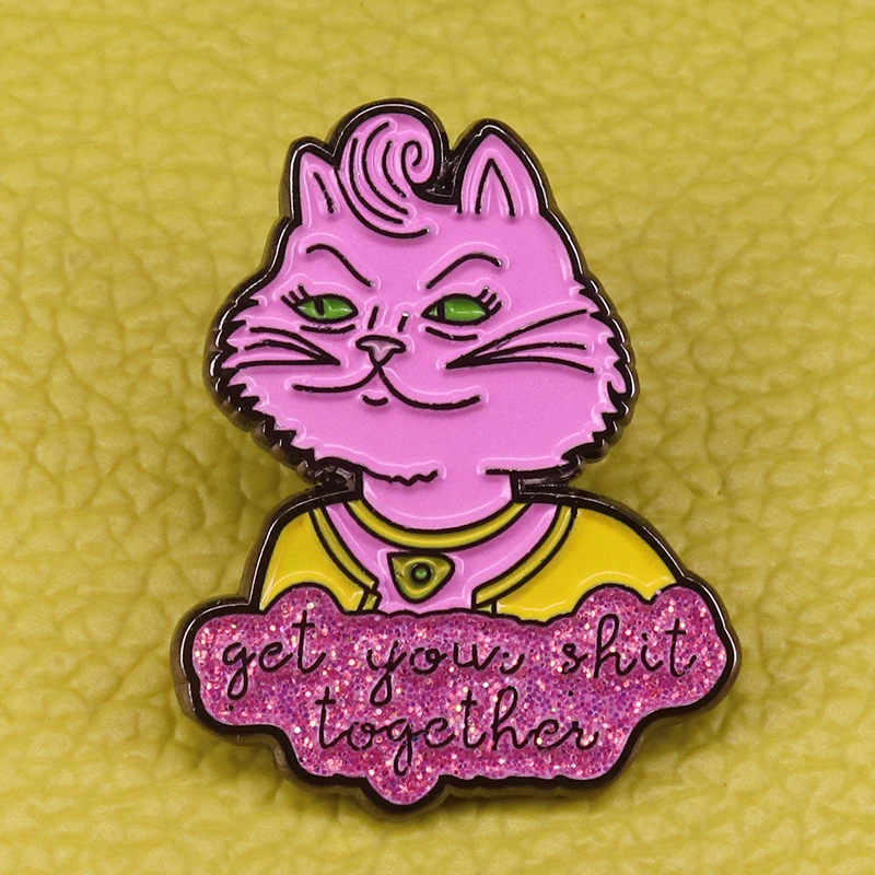 Princess Carolyn  Enamel Pin Badge Get Your Shit Together Brooch