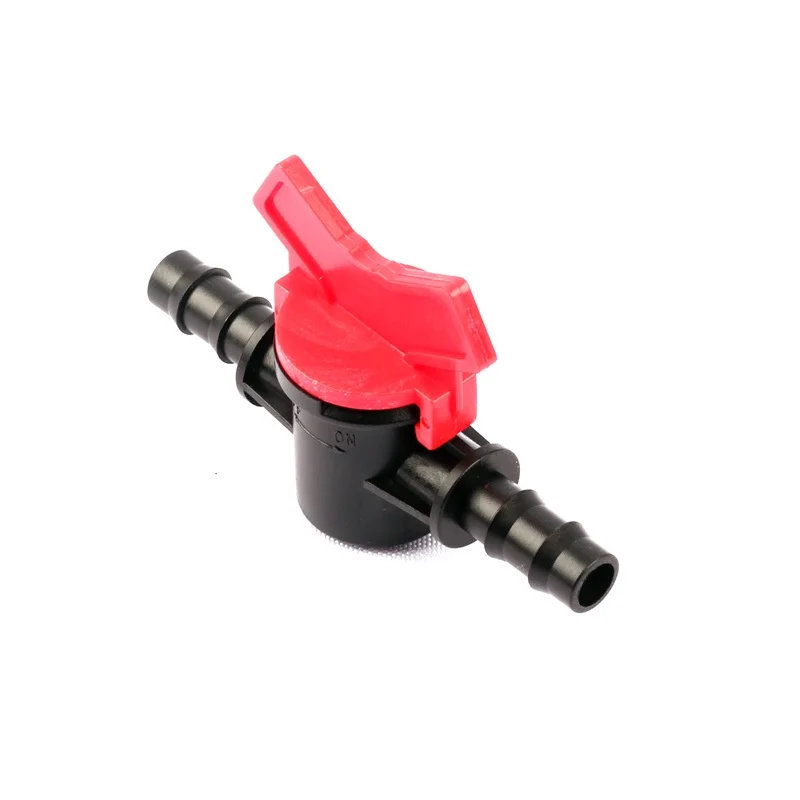 3pcs 8/11 9/12mm Hose Valve Gardening Irrigation Pipe Connectors Thicken Greenhouse Drip Irrigation Tube Water Switch