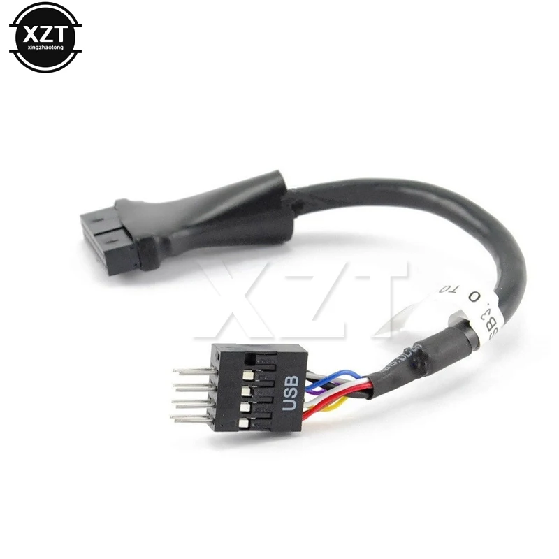 

Mainboard Motherboard USB 3.0 20 Pin Female to USB 2.0 9 pin Male Housing Extension Adapter Cable For desktop Computer PC