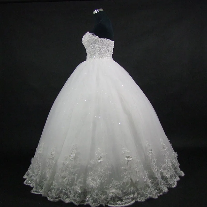 Abito da sposa elegante in pizzo di lusso di alta qualità Fasciatura vintage Abiti da ballo taglie forti Vestido De Noiva personalizzato