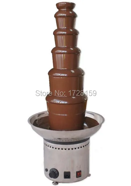 

6 Tiers Height 82cm Dia 36cm 304# Stainless steel commercial chocolate fountain machine chocolate waterfall machine