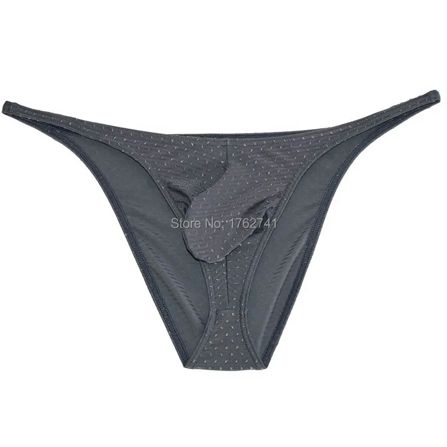 Ropa interior de culturismo para hombre, calzoncillos de Fitness, ropa de playa, bikini con bolsa