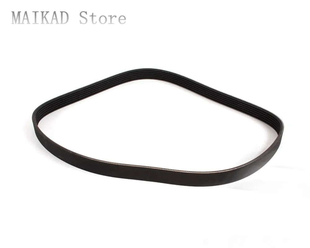 Multi Rib Accessory Belt V-Ribbed Belt for BMW X5 E53 E60 E63 E65 E66 745i 760Li 750i 545i 550i 760i 650i  11287631817