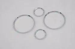 Chrome Dashboard Gauge Ring Bezel Set for BMW E30 3 Series