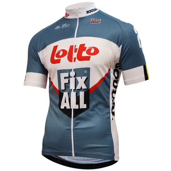 2018 LOTTO SOUDAL TEAM FIX ALL  Team Men's Only Cycling Jersey Short Sleeve Bicycle Clothing Riding Bike Ropa Ciclismo