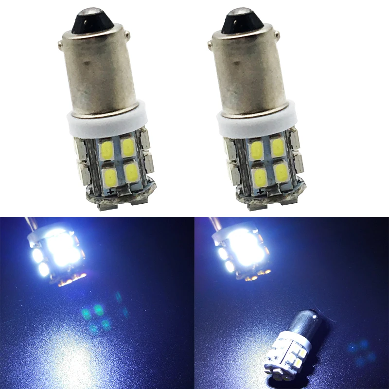 

10Pcs High Quality!!! BA9S 20 SMD 1206 Super Bright LED BA9S 20LED Light Bulbs 12 volt led White Door lights lamp ba9s led light