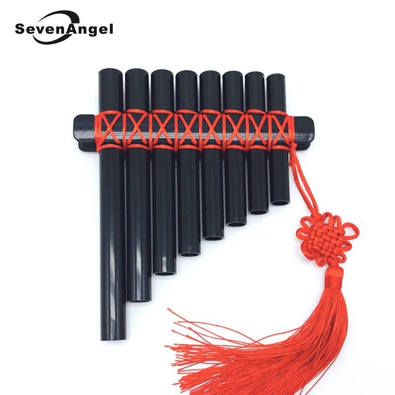 Children's handmade panflute DIY Orff music  ABS plastic 8 pipes flute musical instrument paternity aids xiao Kids