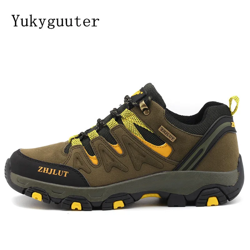 

Men Hiking Shoes Outdoor Walking Jogging Trekking Boots Mountain Climbing Travel Sport Shoes Male Breathable Sneakers Athletic