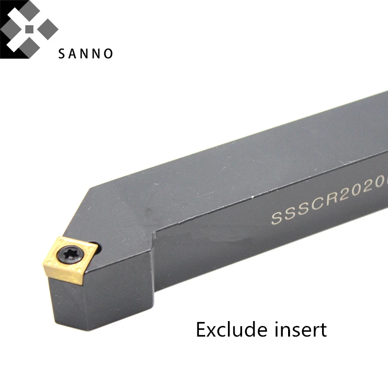 Barra de herramientas de torneado de tornillo CNC de 45 grados SSSCR SSSCL1212H09 1616H09 2020K09 herramientas de corte de soporte de torneado de torno