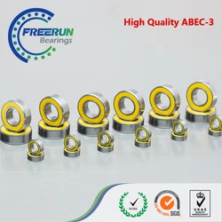 Mugen MBX8 / MBX8Eco 24pcs Ball Bearing KIT Metric Yellow Rubber Sealed