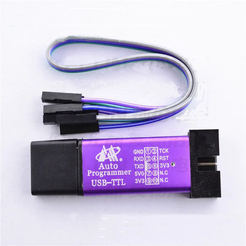 USB-TTL Auto Programmer MCU STC 51 Microcontroller Downloader / 3.3V 5V Universal / Dual Voltage USB to TTL DownLoad Cable