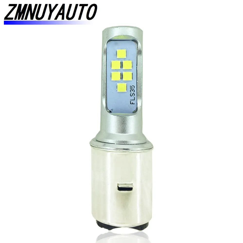 LED BA20D H6 Motorcycle Headlight Bulb Canbus 1200LM Motorbike Front Lamp Scooter Accessoire Moto Headlamp DRL Fog Lights White