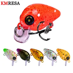 1pcs Minnow Mini Crank Baits 2.5g/3cm Fishing Lures Crankbait Artificial Lure Bait With 12# Hooks Wobblers Bass pike