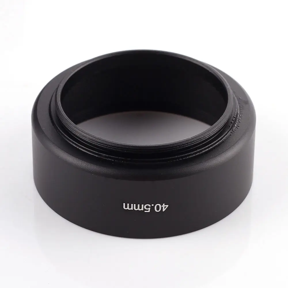 Universal Metal 40.5mm Lens Hood Sun Shade Screw in Camera 40.5 mm Filter Black