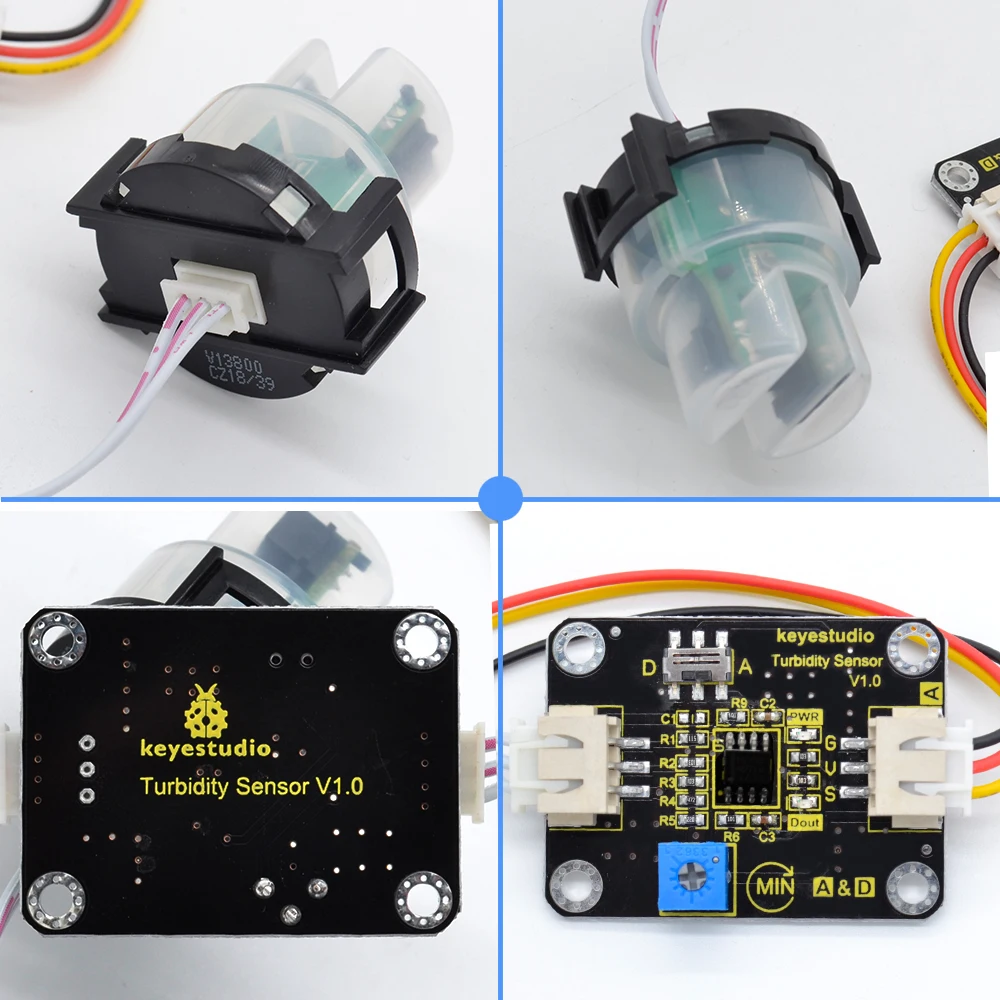 Keyestudio Turbidity Sensor V1.0 With Wires for Arduino  Water Testing