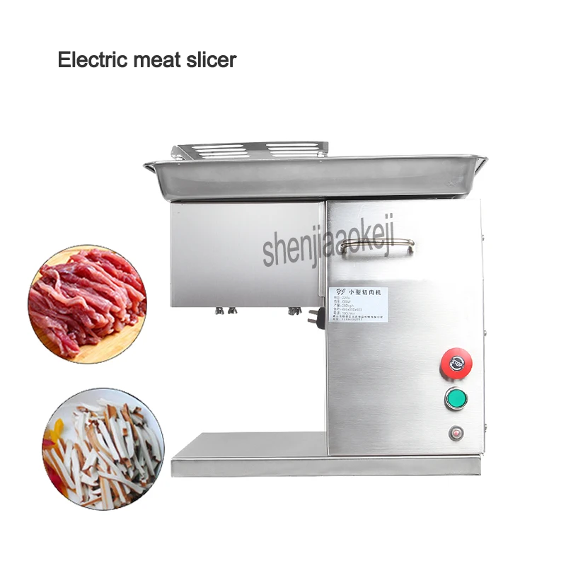 Commercial Meat slicer 2.5/3/4/5mm Meat cutter Desktop meat Cuting machine 280KG/h Stainless steel Slice machine 110v/220v 1pc