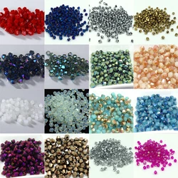 Roform – perles en cristal autrichien Bicone 1000, 4mm, 5301 pièces/lot, perles d'espacement amples pour la fabrication de bijoux DIY, couleurs au choix