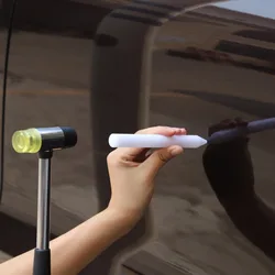 PDR Auto Repair Tool  5pcs White Nylon Flattening Pen Tap Down Pen Car Body Dent Removal for Auto