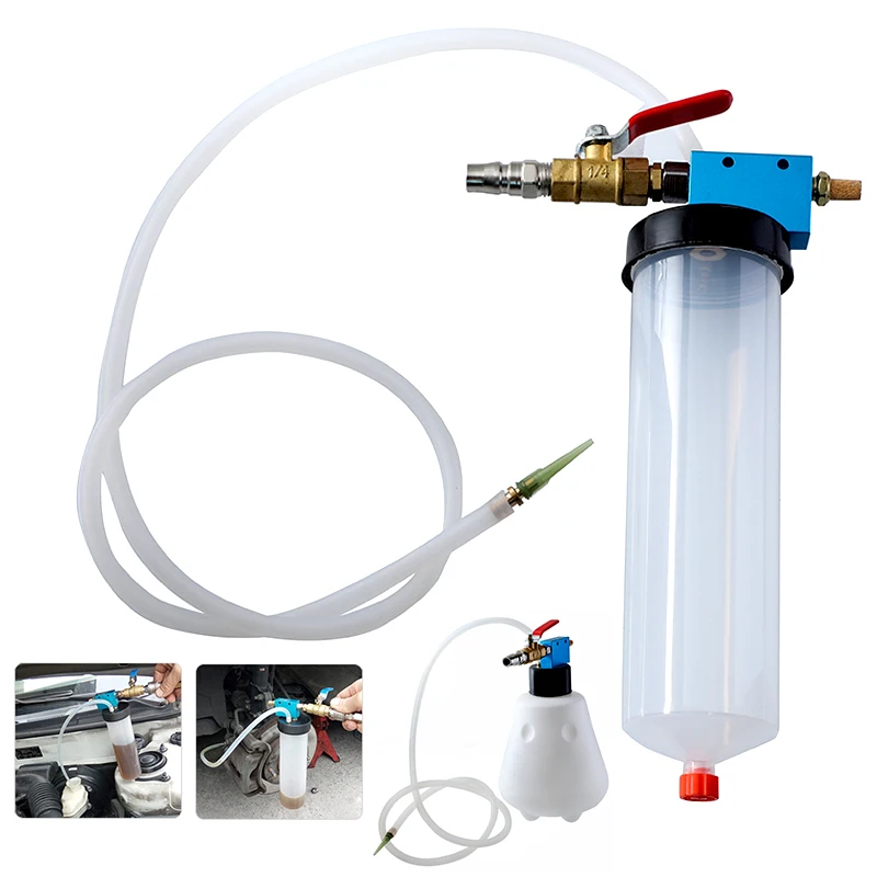 

500ml Auto Car Brake Fluid Bleeder 1400ml Hydraulic Clutch Oil Change Replacement Brake Oil Bleeder Drained Kit For Car Tools