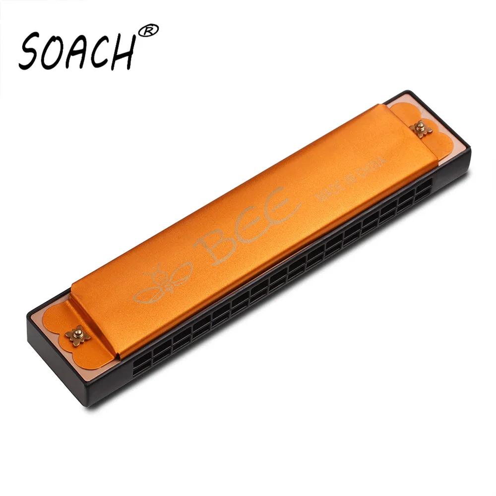 SOACH Delicate simple tone quality G5 red 16 hole harmonica instrument harmonicas gaita llaveros gaita de boca