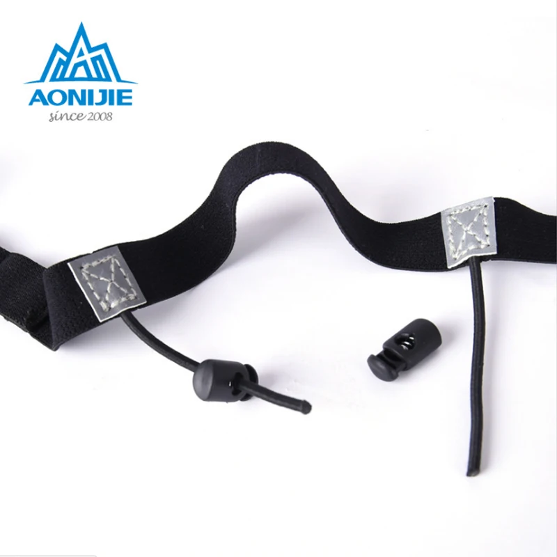 Aonijie-cinturón Unisex con soporte de Gel para triatlón, cinturón de tela para correr, bolsa deportiva para exteriores