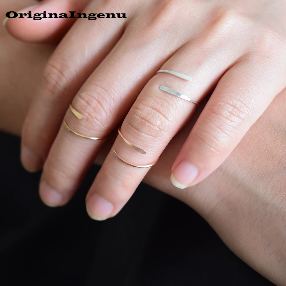 Knuckle Rings Handmade Jewelry Gold Filled/925 Silver  Boho Anillos Mujer Bohemian Jewelry for Women Anelli Bague Femme