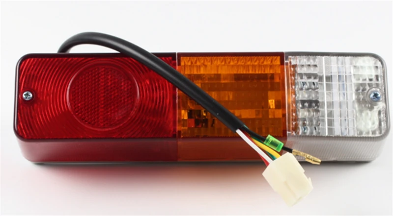 FREE SHIPPING Forklift tricolor rear light, steering light, brake light, reversing light, 12V 24V resultant force K30 K35 3 tons