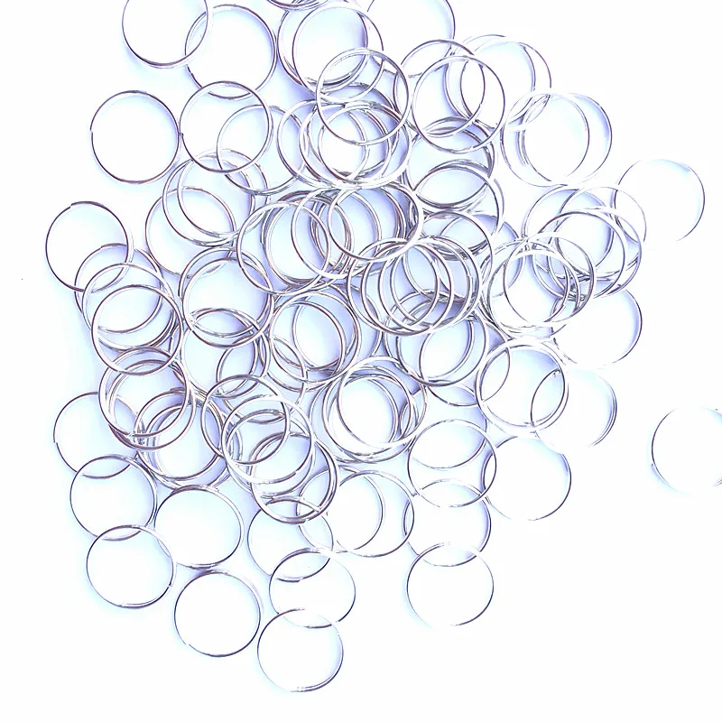 10000pcs 11mm Chrome Metal Stainless Steel Round Rings, Crystal Glass Chandelier Lamp Parts Connectors,  Metal Connectors