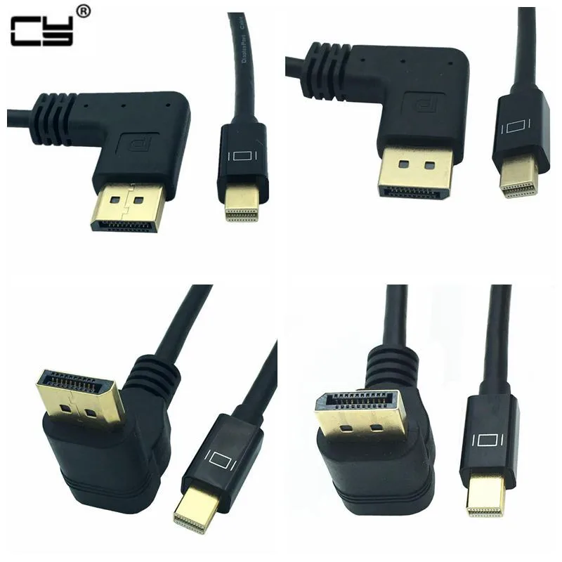 4K 60Hz Thunderbolt Mini DisplayPort to DisplayPort  Mini DP to DP Display Port  for Laptops Projectors Macbook