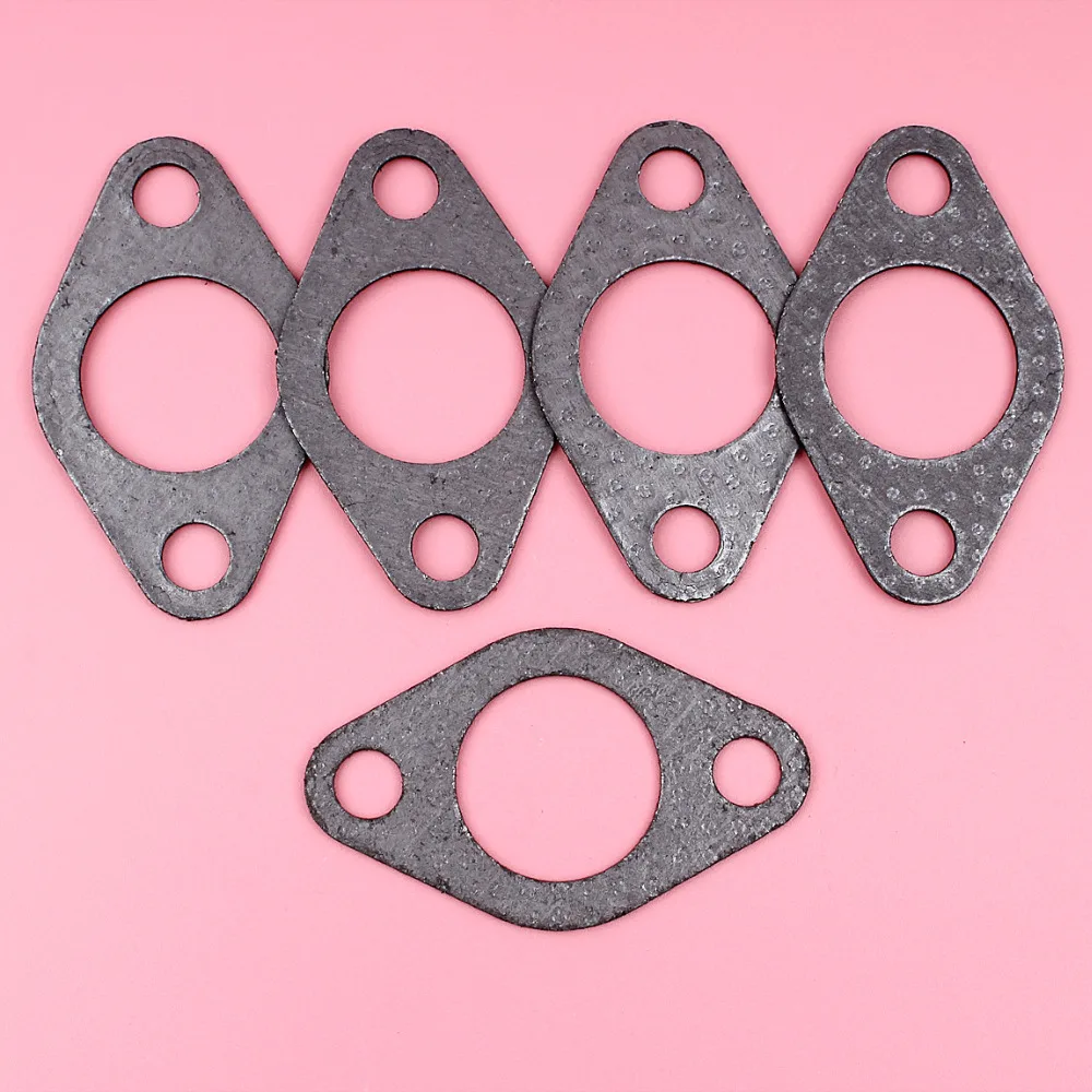 5pcs/lot Exhaust Muffler Gaskets For Honda GX390 GX340 GX270 GX240 13HP 11HP 9HP 8HP GX 390 340 270 240 Lawn Mower Engine Part