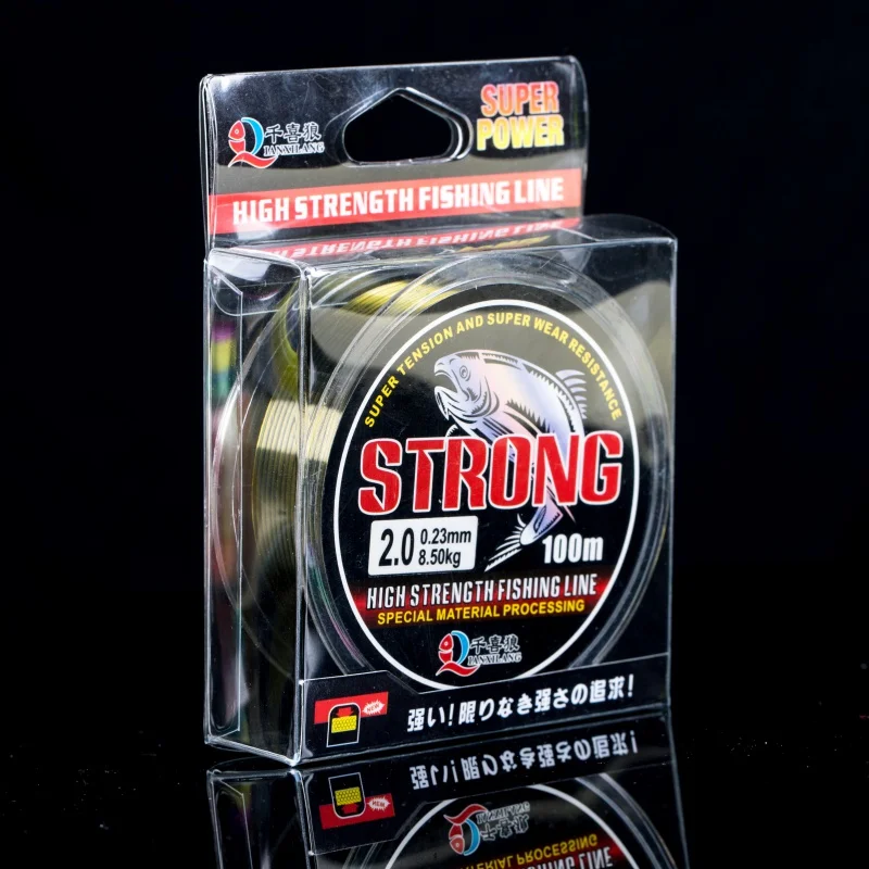 100m Fluorocarbon żółty żyłka lider drut przewód wędkarski akcesoria Flurocarbone Winter Rope Fly Fishing Lines