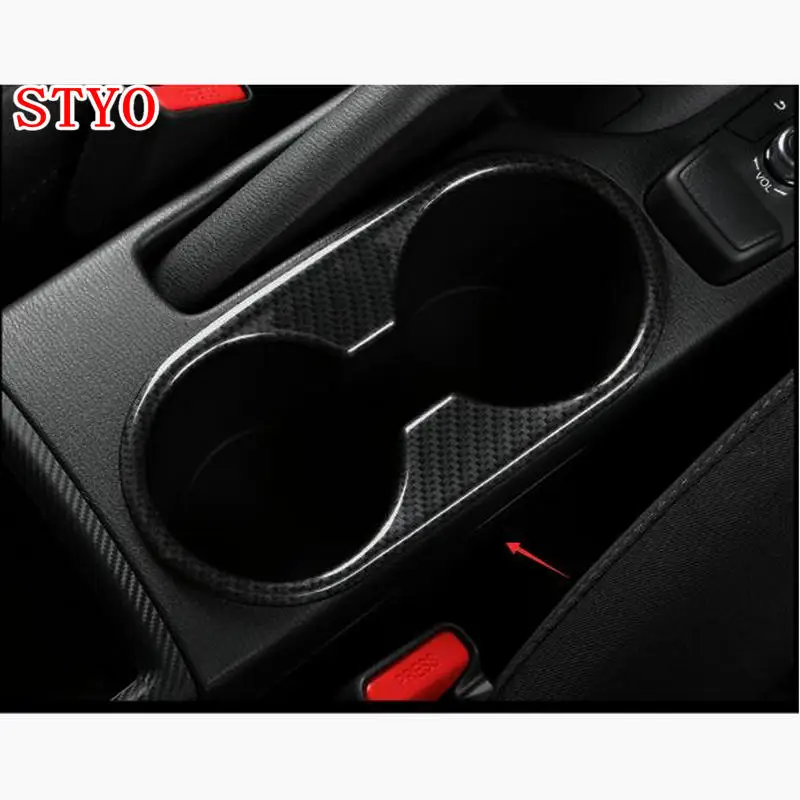 STYO Автомобильная хромированная крышка для водяной чашки ABS для MAZDA1 CX-3 CX3 2017-2018 2019 2020